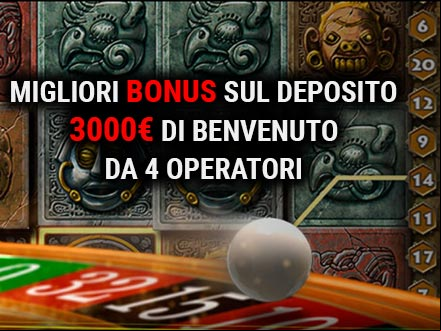migliori bonus di benvenuto