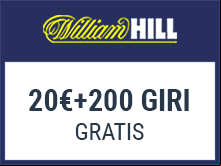 promozione per william hill casino